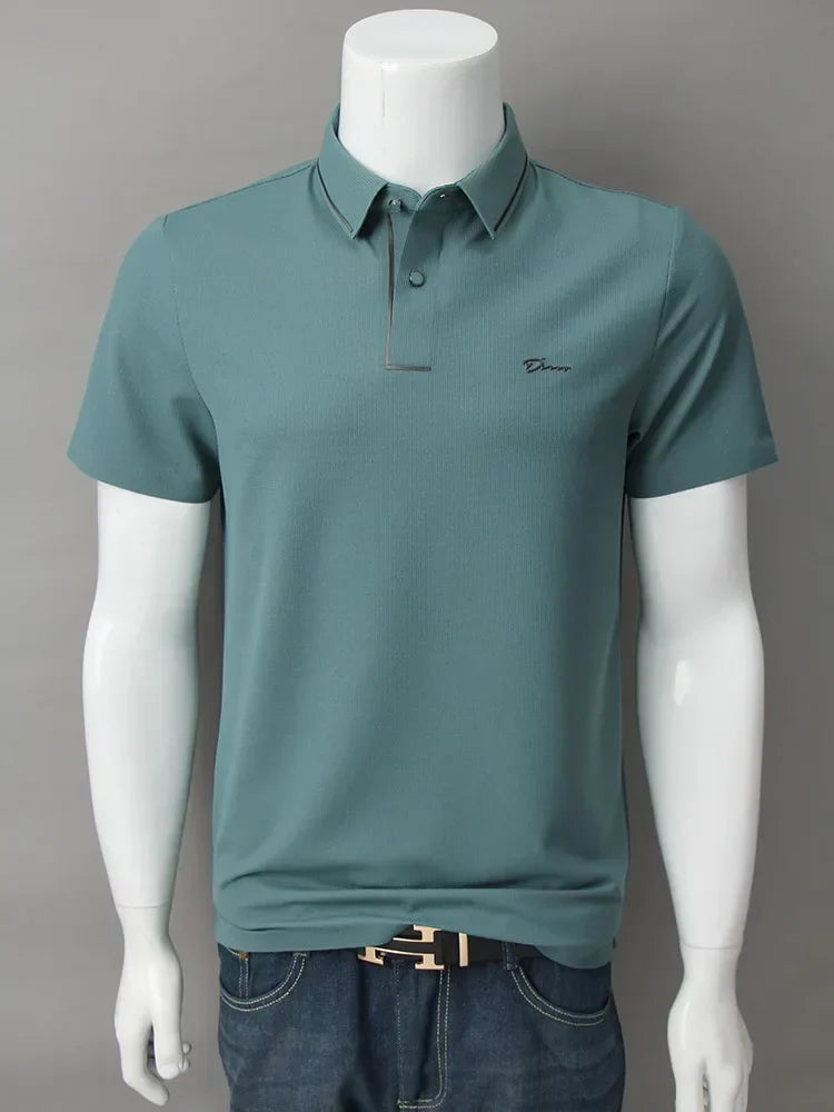DIMA - Zijden poloshirt