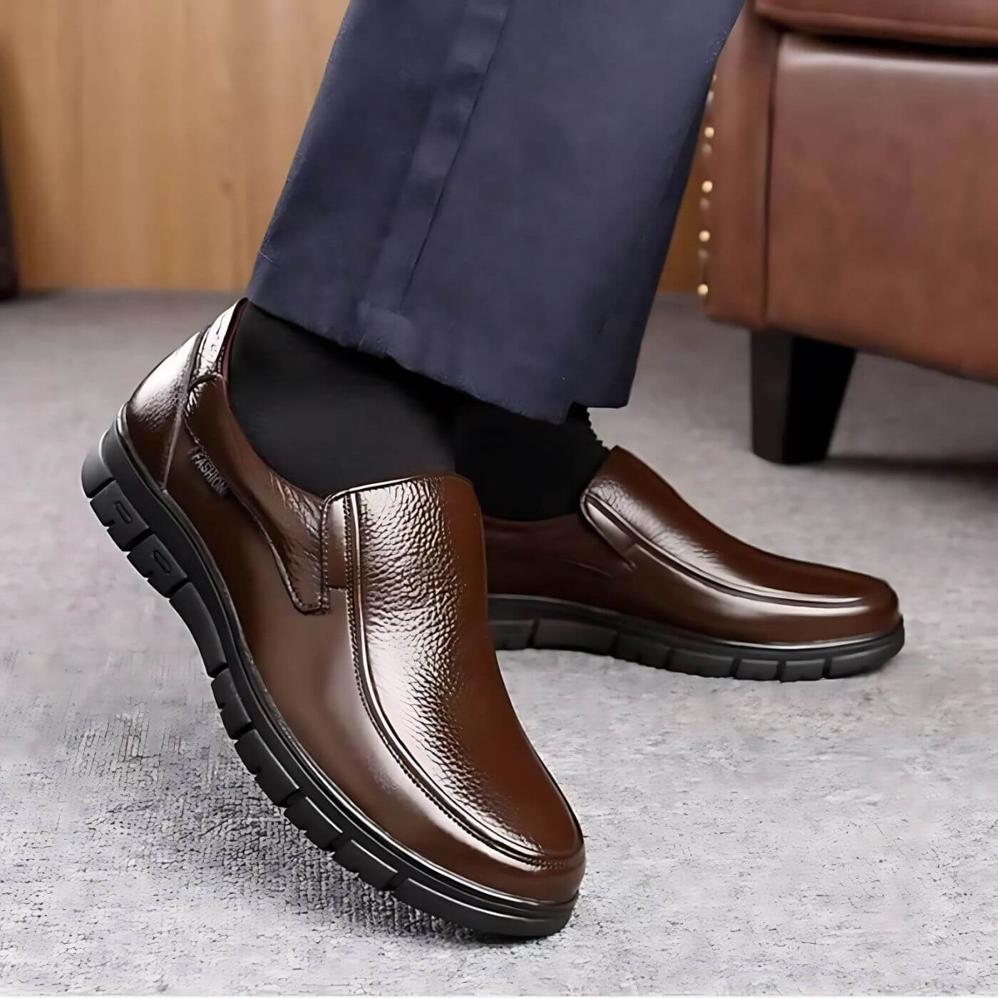 Orthopro™ - orthopedische leren schoenen voor mannen