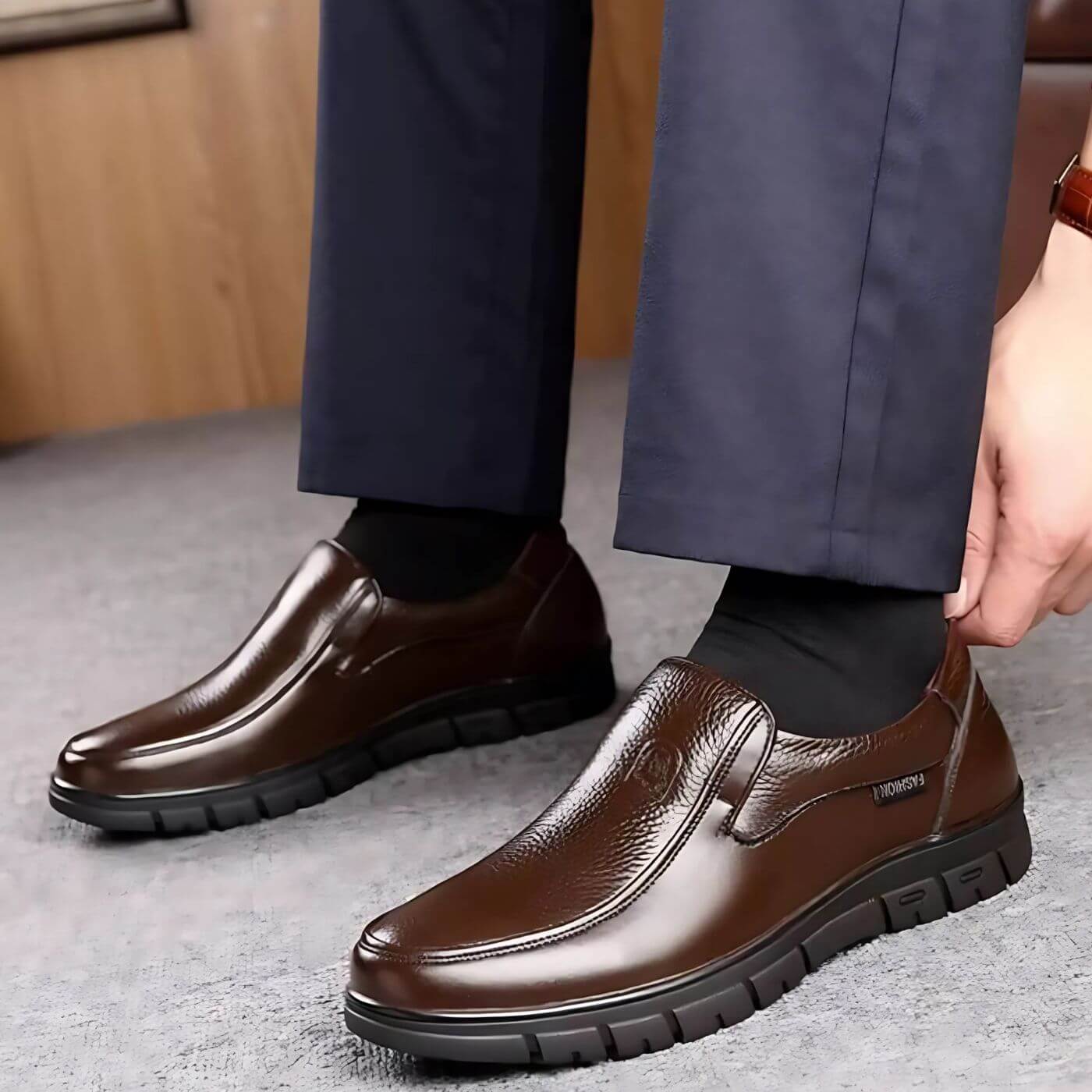 Orthopro™ - orthopedische leren schoenen voor mannen