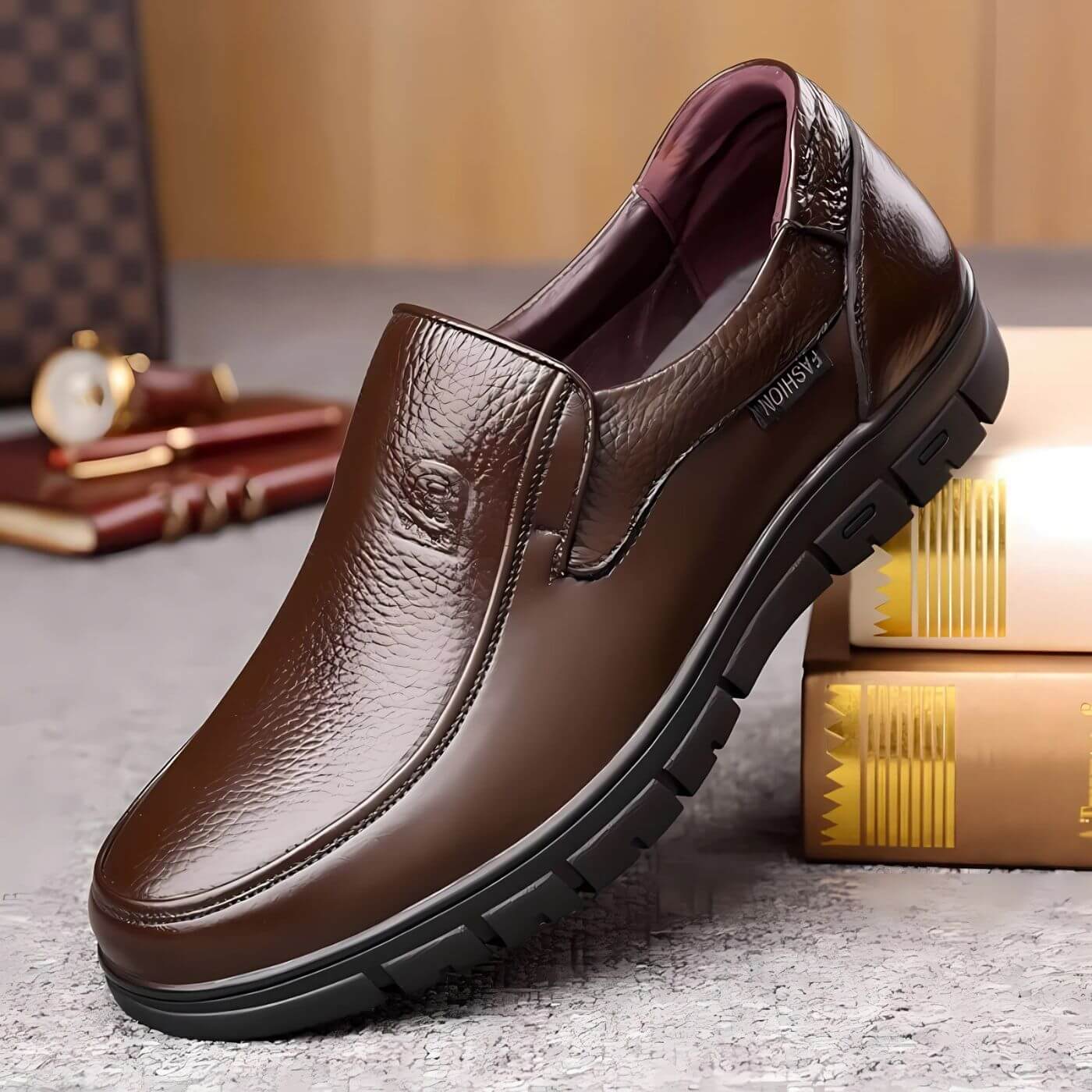 Orthopro™ - orthopedische leren schoenen voor mannen