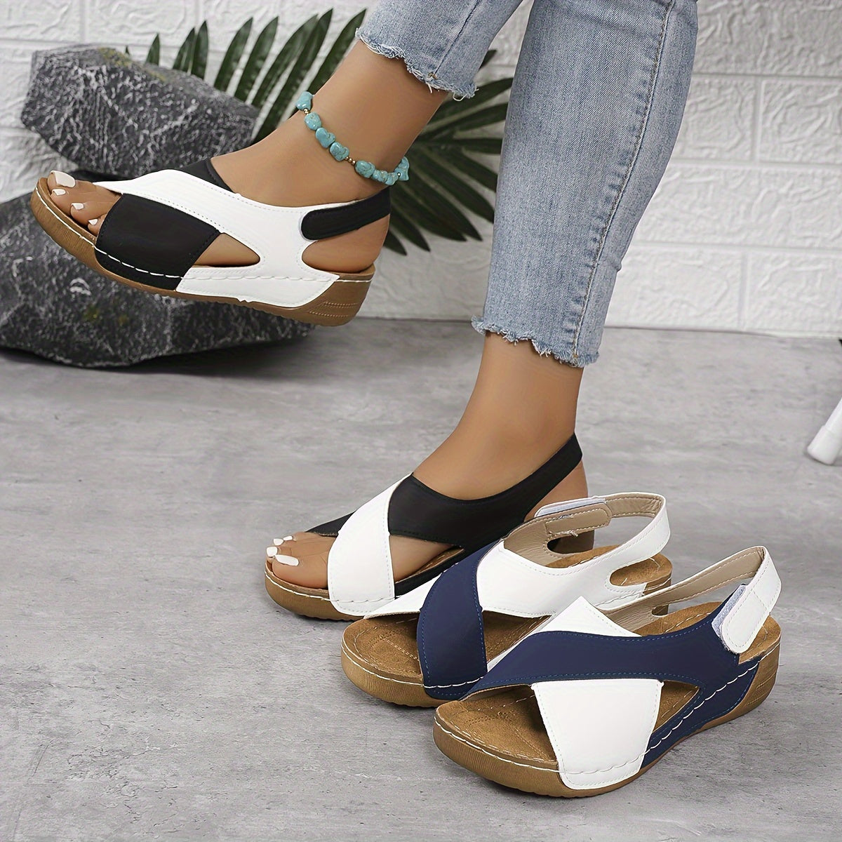 Orthopro™ - orthopedische sandalen van veganistisch leer