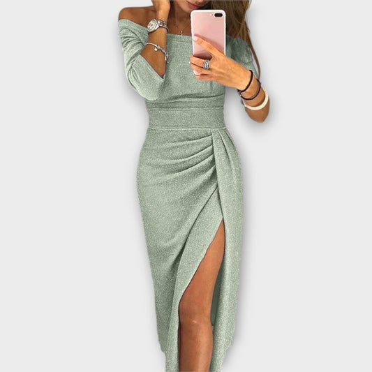 Lena™ - Elegante off-shoulder jurk