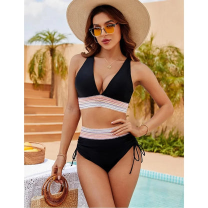 Azure™ | Elegante, hoog getailleerde, sculpterende bikini