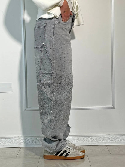 Belle™ Glinsterende damesjeans