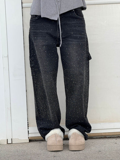 Belle™ Glinsterende damesjeans